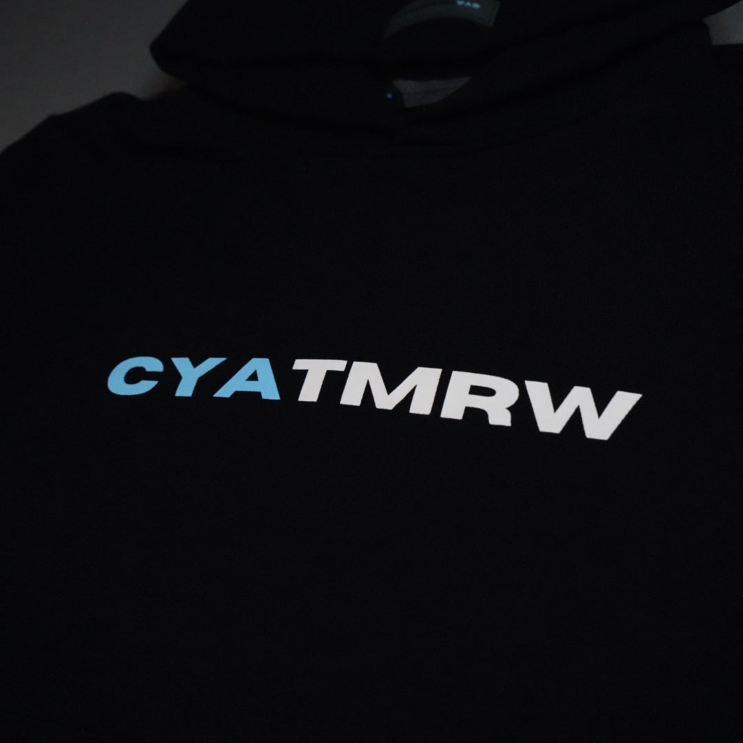 NEW BEGINNING "FLY AWAY" UNISEX HOODIE IN BLACK