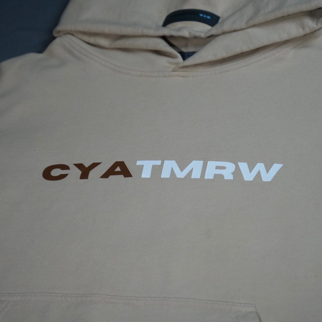 NEW BEGINNING "FLY AWAY" UNISEX HOODIE IN SAND