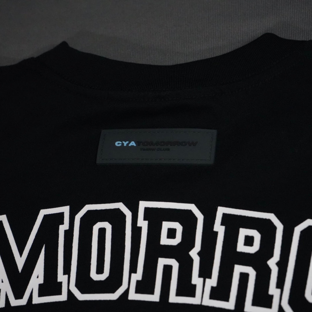 NEW BEGINNING "PLANTED" OVERSIZED UNISEX TEE IN BLACK