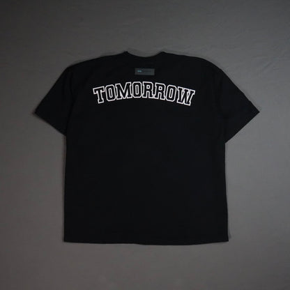 NEW BEGINNING "PLANTED" OVERSIZED UNISEX TEE IN BLACK