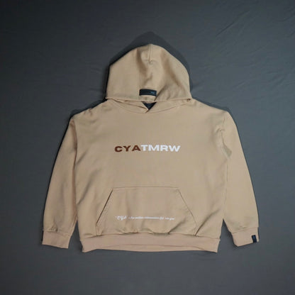 NEW BEGINNING "FLY AWAY" UNISEX HOODIE IN SAND