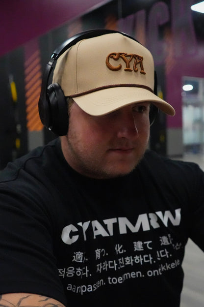 NEW BEGINNING "NO WORDS" 5 PANEL HAT IN SAND