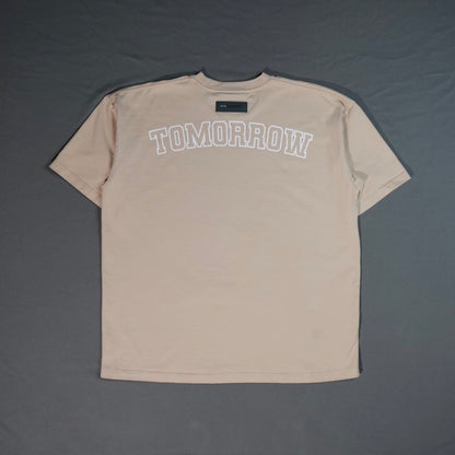 NEW BEGINNING "PLANTED" OVERSIZED UNISEX TEE IN SAND