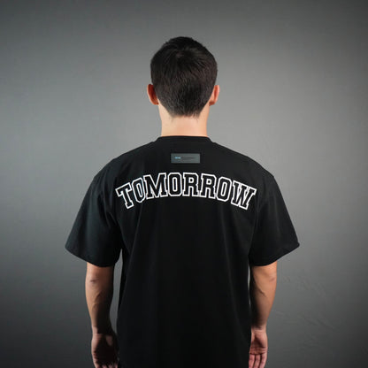 NEW BEGINNING "PLANTED" OVERSIZED UNISEX TEE IN BLACK