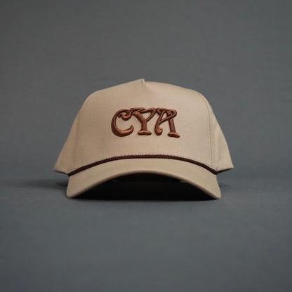 NEW BEGINNING "NO WORDS" 5 PANEL HAT IN SAND