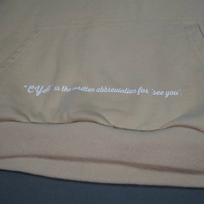 NEW BEGINNING "FLY AWAY" UNISEX HOODIE IN SAND