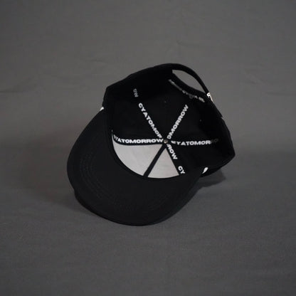 NEW BEGINNING "NO WORDS" 5 PANEL HAT IN BLACK