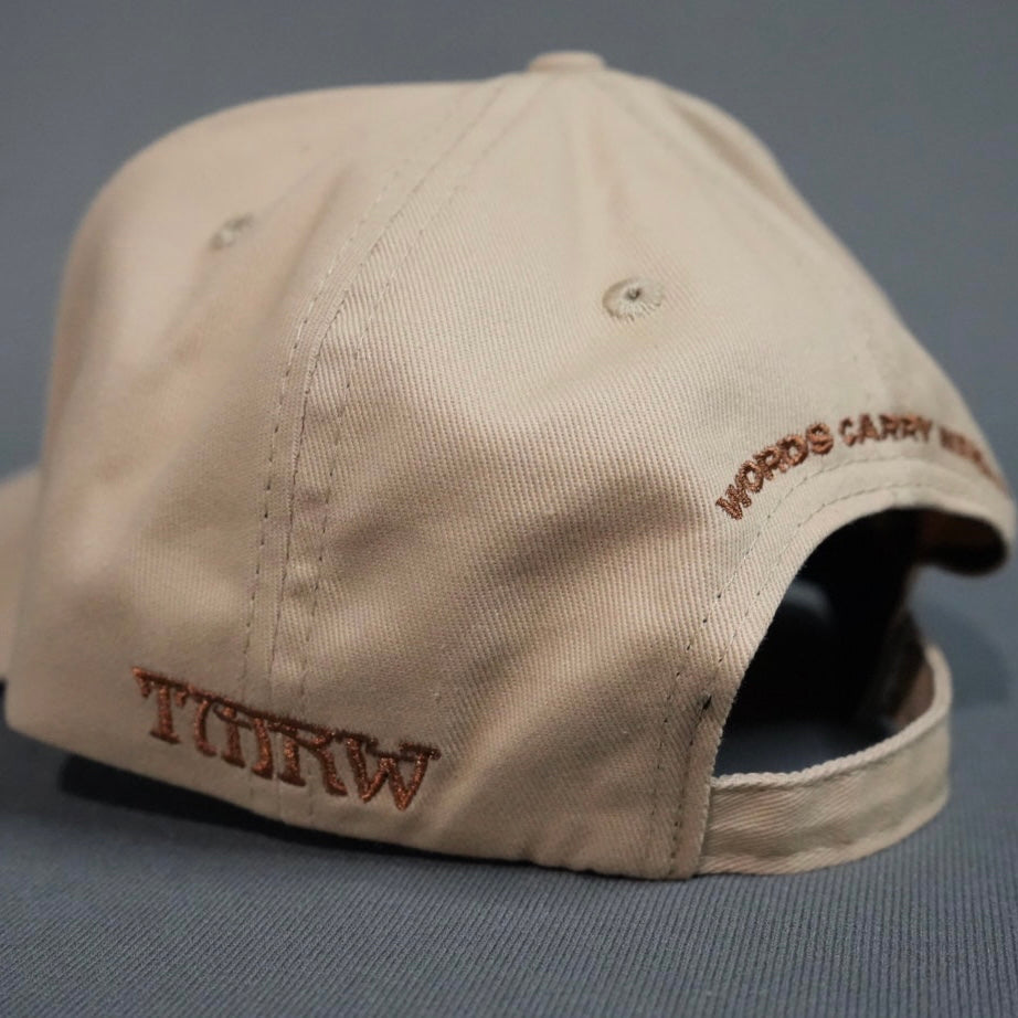 NEW BEGINNING "NO WORDS" 5 PANEL HAT IN SAND